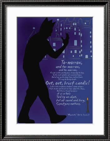 Macbeth Out Out Brief Candle Art Print Christopher Rice Art Com
