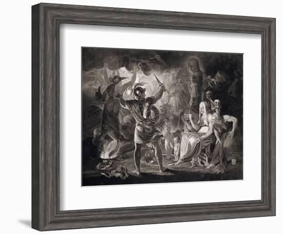 Macbeth, the Three Witches and Hecate, 1805-John Boydell-Framed Giclee Print