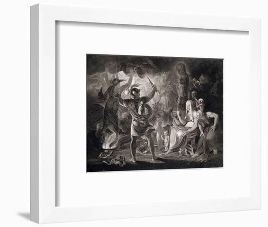 Macbeth, the Three Witches and Hecate, 1805-John Boydell-Framed Giclee Print