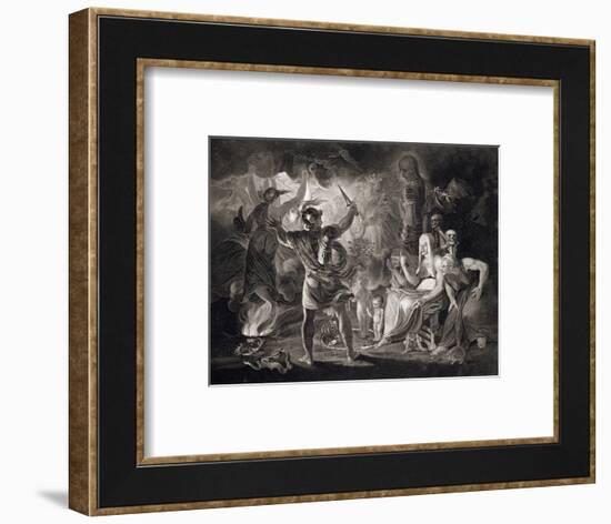 Macbeth, the Three Witches and Hecate, 1805-John Boydell-Framed Giclee Print