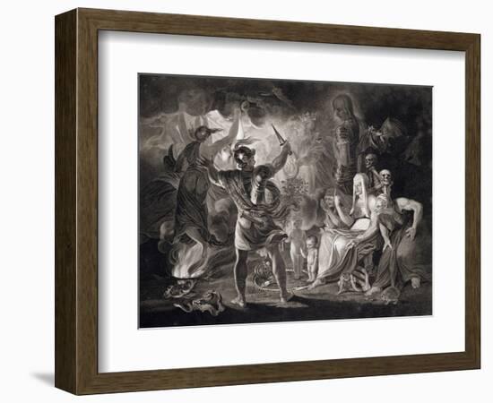 Macbeth, the Three Witches and Hecate, 1805-John Boydell-Framed Giclee Print