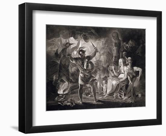 Macbeth, the Three Witches and Hecate, 1805-John Boydell-Framed Giclee Print