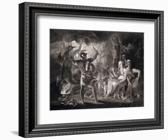 Macbeth, the Three Witches and Hecate, 1805-John Boydell-Framed Giclee Print