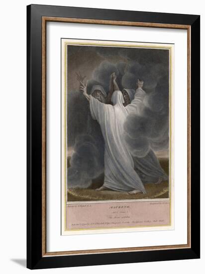 Macbeth, The Three Witches-James Stow-Framed Art Print