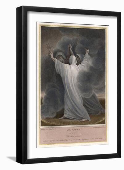 Macbeth, The Three Witches-James Stow-Framed Art Print