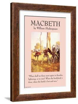 Macbeth-null-Framed Art Print