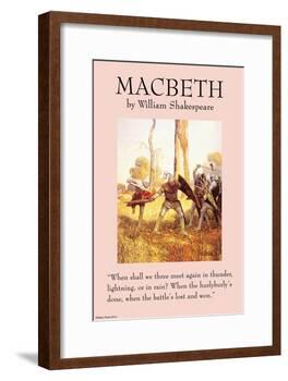 Macbeth-null-Framed Art Print