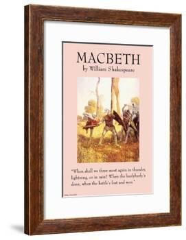 Macbeth-null-Framed Art Print