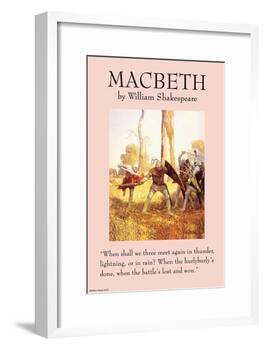 Macbeth-null-Framed Art Print