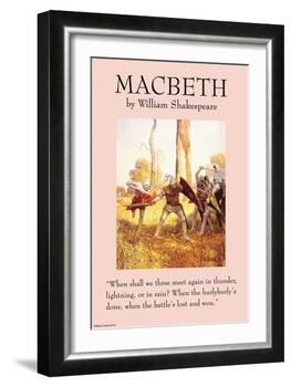 Macbeth-null-Framed Art Print
