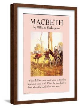 Macbeth-null-Framed Art Print