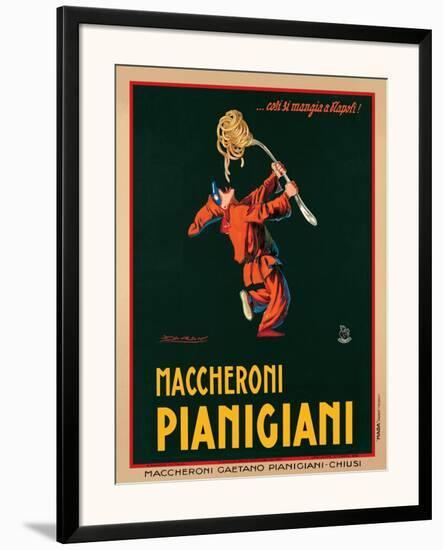 Maccheroni Pianigiani, 1922-Achille Luciano Mauzan-Framed Art Print