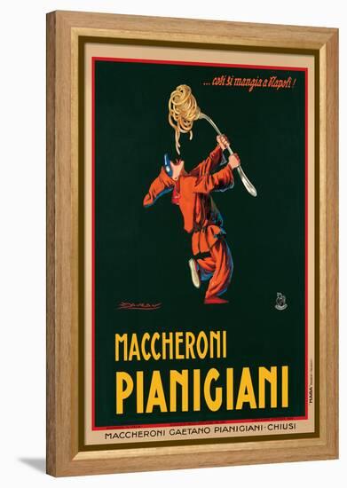 Maccheroni Pianigiani, 1922-Achille Luciano Mauzan-Framed Stretched Canvas