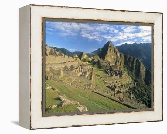 Macchu Pichu, Peru-Gavin Hellier-Framed Premier Image Canvas