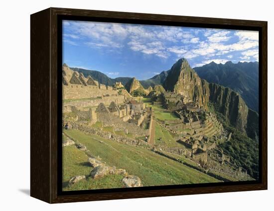 Macchu Pichu, Peru-Gavin Hellier-Framed Premier Image Canvas