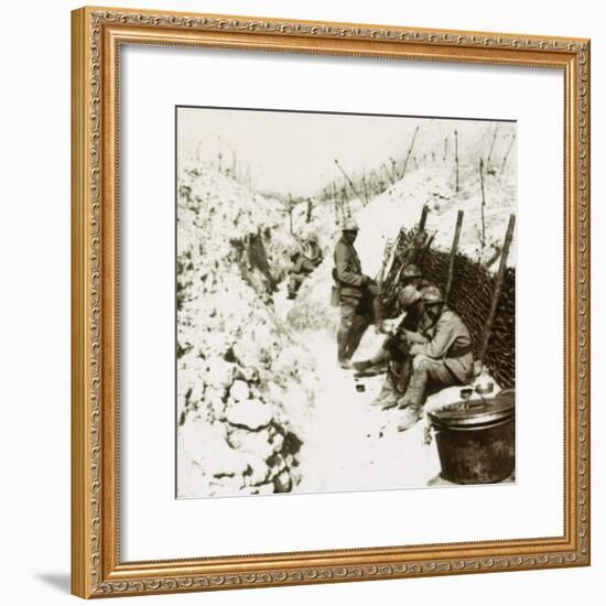 MacDonald trenches, 1914-c1918-Unknown-Framed Photographic Print