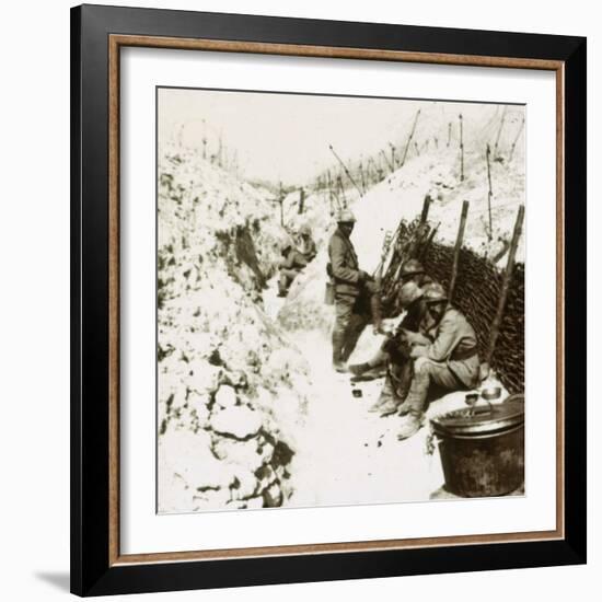 MacDonald trenches, 1914-c1918-Unknown-Framed Photographic Print