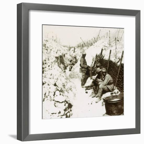 MacDonald trenches, 1914-c1918-Unknown-Framed Photographic Print