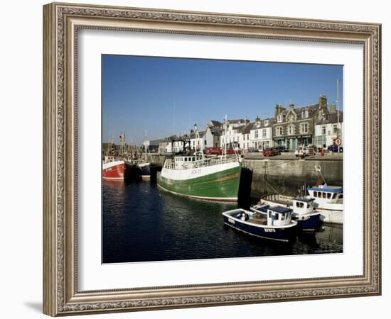 Macduff Near Banff, Grampian, Scotland, United Kingdom-Hans Peter Merten-Framed Photographic Print