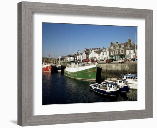 Macduff Near Banff, Grampian, Scotland, United Kingdom-Hans Peter Merten-Framed Photographic Print