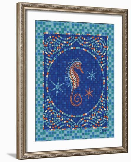 Macedonia Reef Seahorse-Teresa Woo-Framed Art Print