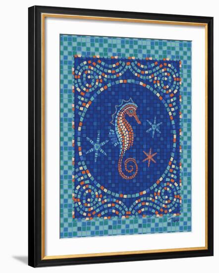 Macedonia Reef Seahorse-Teresa Woo-Framed Art Print