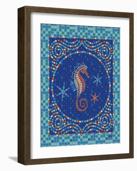 Macedonia Reef Seahorse-Teresa Woo-Framed Art Print