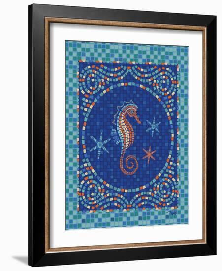 Macedonia Reef Seahorse-Teresa Woo-Framed Art Print