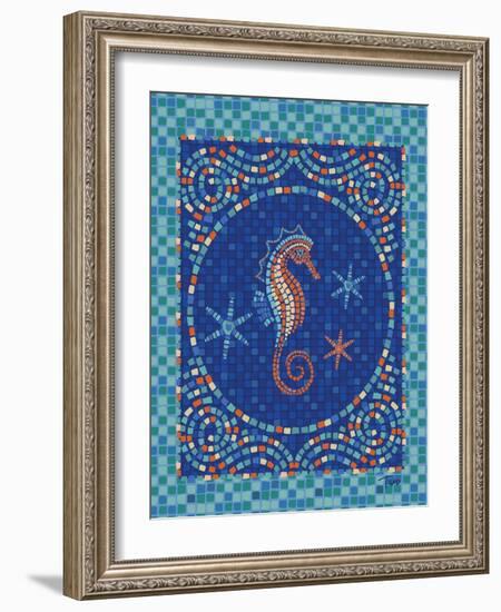 Macedonia Reef Seahorse-Teresa Woo-Framed Premium Giclee Print
