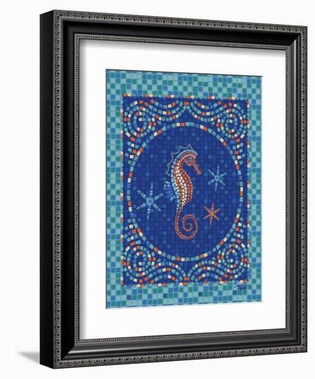 Macedonia Reef Seahorse-Teresa Woo-Framed Art Print