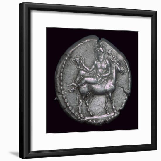 Macedonian coin of the fifth century BC. Artist: Unknown-Unknown-Framed Giclee Print