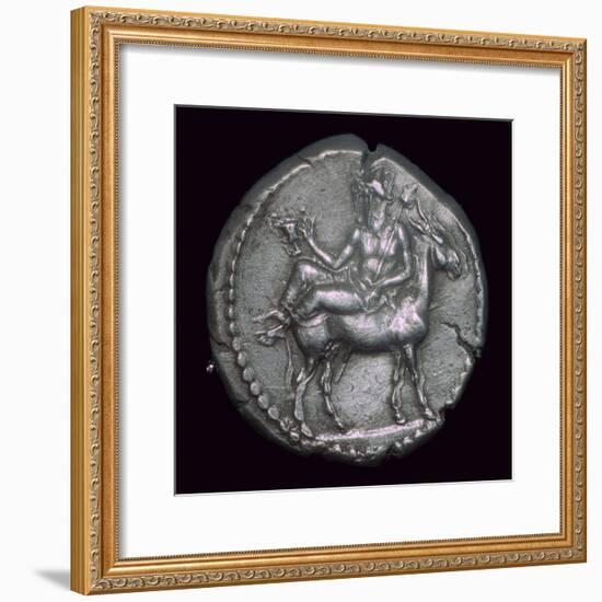 Macedonian coin of the fifth century BC. Artist: Unknown-Unknown-Framed Giclee Print