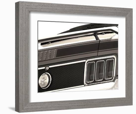 Mach One in Sepia-Richard James-Framed Art Print