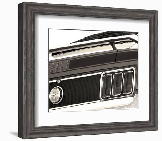 Mach One in Sepia-Richard James-Framed Art Print