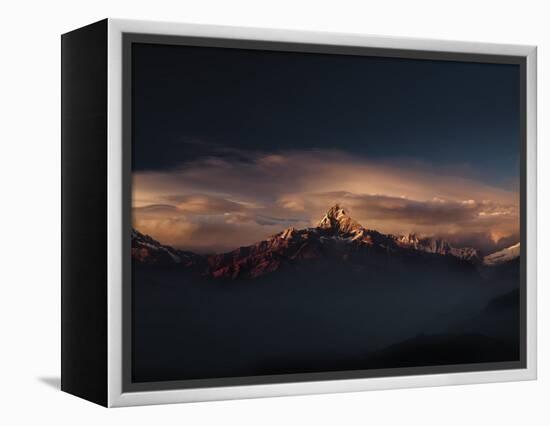 Machapuchare (Machhapuchhre) (Fish Tail) Mountain, in the Annapurna Himal of North Central Nepal, N-Mark Chivers-Framed Premier Image Canvas