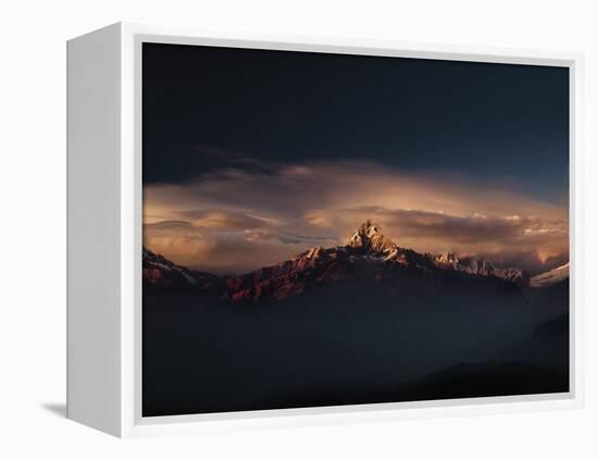 Machapuchare (Machhapuchhre) (Fish Tail) Mountain, in the Annapurna Himal of North Central Nepal, N-Mark Chivers-Framed Premier Image Canvas