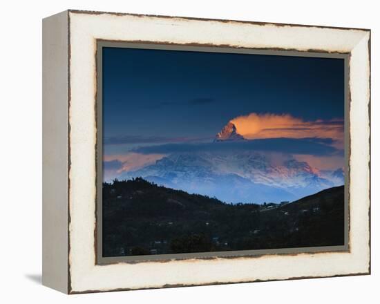 Machapuchare (Machhapuchhre) (Fish Tail) Mountain, in the Annapurna Himal of North Central Nepal, N-Mark Chivers-Framed Premier Image Canvas