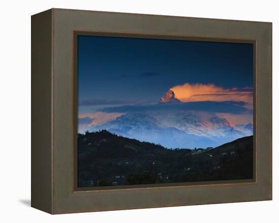 Machapuchare (Machhapuchhre) (Fish Tail) Mountain, in the Annapurna Himal of North Central Nepal, N-Mark Chivers-Framed Premier Image Canvas