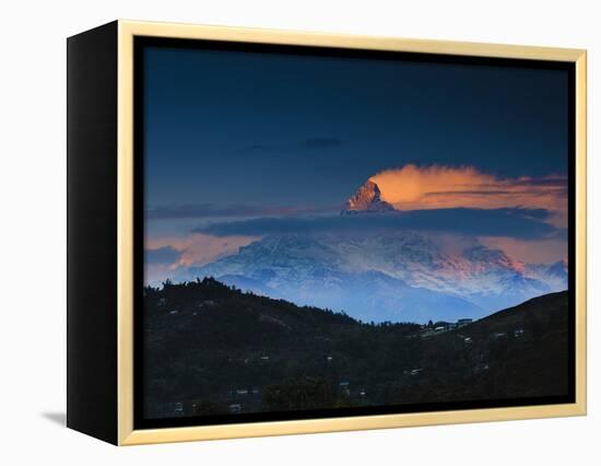 Machapuchare (Machhapuchhre) (Fish Tail) Mountain, in the Annapurna Himal of North Central Nepal, N-Mark Chivers-Framed Premier Image Canvas