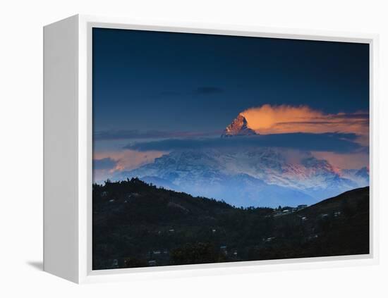 Machapuchare (Machhapuchhre) (Fish Tail) Mountain, in the Annapurna Himal of North Central Nepal, N-Mark Chivers-Framed Premier Image Canvas