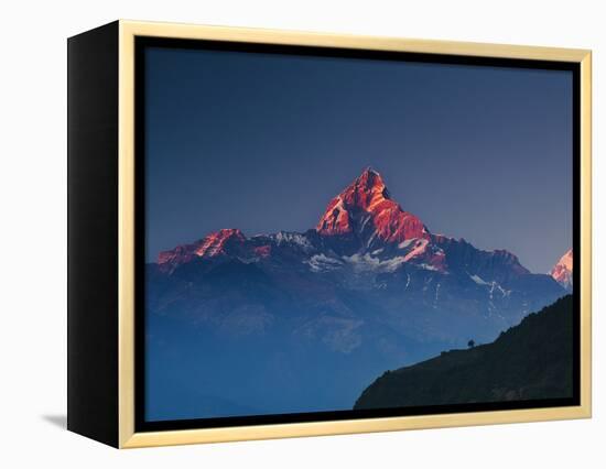 Machapuchare (Machhapuchhre) (Fish Tail) Mountain, in the Annapurna Himal of North Central Nepal, N-Mark Chivers-Framed Premier Image Canvas