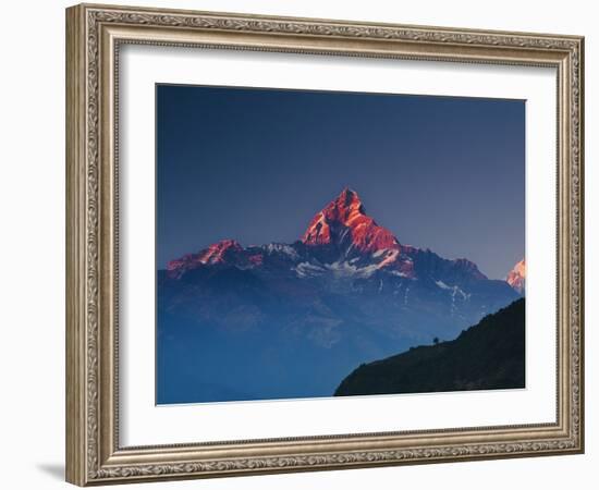 Machapuchare (Machhapuchhre) (Fish Tail) Mountain, in the Annapurna Himal of North Central Nepal, N-Mark Chivers-Framed Photographic Print