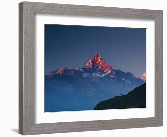 Machapuchare (Machhapuchhre) (Fish Tail) Mountain, in the Annapurna Himal of North Central Nepal, N-Mark Chivers-Framed Photographic Print