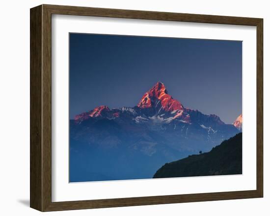 Machapuchare (Machhapuchhre) (Fish Tail) Mountain, in the Annapurna Himal of North Central Nepal, N-Mark Chivers-Framed Photographic Print