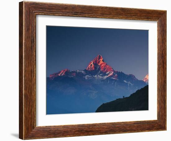 Machapuchare (Machhapuchhre) (Fish Tail) Mountain, in the Annapurna Himal of North Central Nepal, N-Mark Chivers-Framed Photographic Print