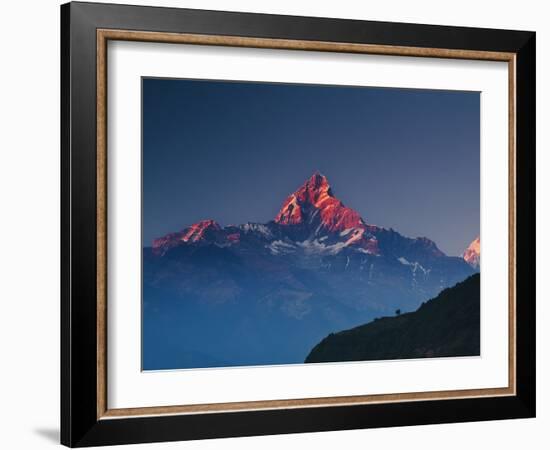 Machapuchare (Machhapuchhre) (Fish Tail) Mountain, in the Annapurna Himal of North Central Nepal, N-Mark Chivers-Framed Photographic Print