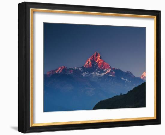 Machapuchare (Machhapuchhre) (Fish Tail) Mountain, in the Annapurna Himal of North Central Nepal, N-Mark Chivers-Framed Photographic Print