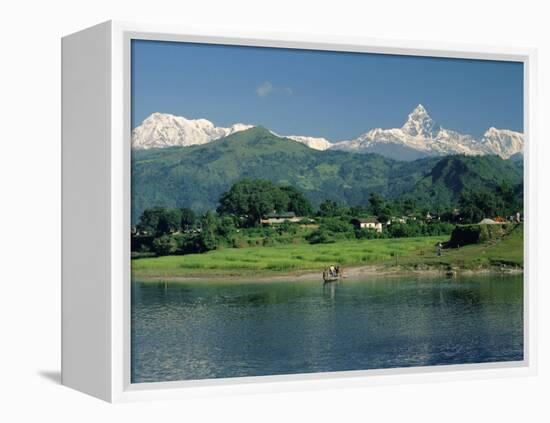 Machapuchare (Machhapuchhre) Peak, Pokhara, Himalayas, Nepal-Sybil Sassoon-Framed Premier Image Canvas