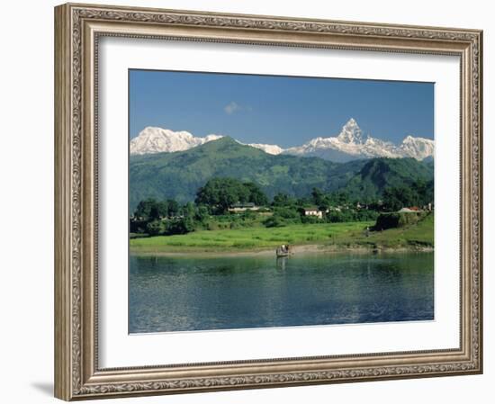 Machapuchare (Machhapuchhre) Peak, Pokhara, Himalayas, Nepal-Sybil Sassoon-Framed Photographic Print