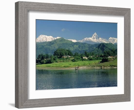 Machapuchare (Machhapuchhre) Peak, Pokhara, Himalayas, Nepal-Sybil Sassoon-Framed Photographic Print